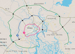 Ba phương án làm đường Vành đai 4 qua TP HCM